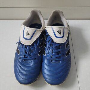 Adidas Copa 17.4 Soccer Kids Blue & White Lace Up Low Top Cleats Shoes Size 5.5